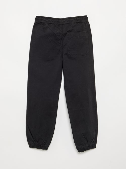 Calças de jogging com cordões de ajuste - Kiabi