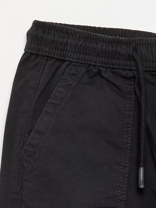 Calças de jogging com cordões de ajuste - Kiabi