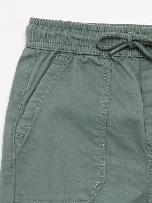Calças de jogging com cordões de ajuste - Kiabi Calças de jogging com cordões de ajuste - Kiabi
