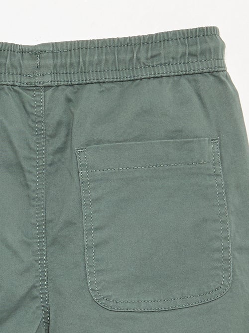 Calças de jogging com cordões de ajuste - Kiabi Calças de jogging com cordões de ajuste - Kiabi