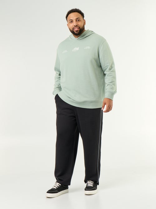 Calças de jogging com debruados contrastantes - Kiabi Calças de jogging com debruados contrastantes - Kiabi