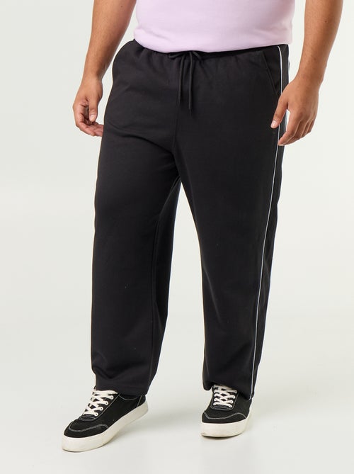Calças de jogging com debruados contrastantes - Kiabi Calças de jogging com debruados contrastantes - Kiabi