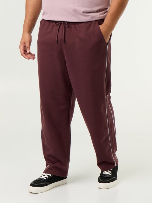 Calças de jogging com debruados contrastantes - Kiabi Calças de jogging com debruados contrastantes - Kiabi