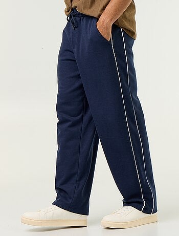 Calças de jogging com debruados