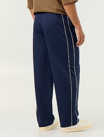 Calças de jogging com debruados