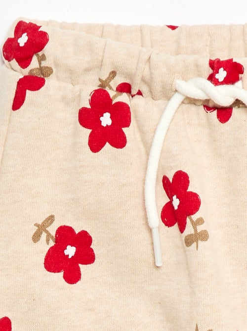 Calças de jogging com padrão - Kiabi