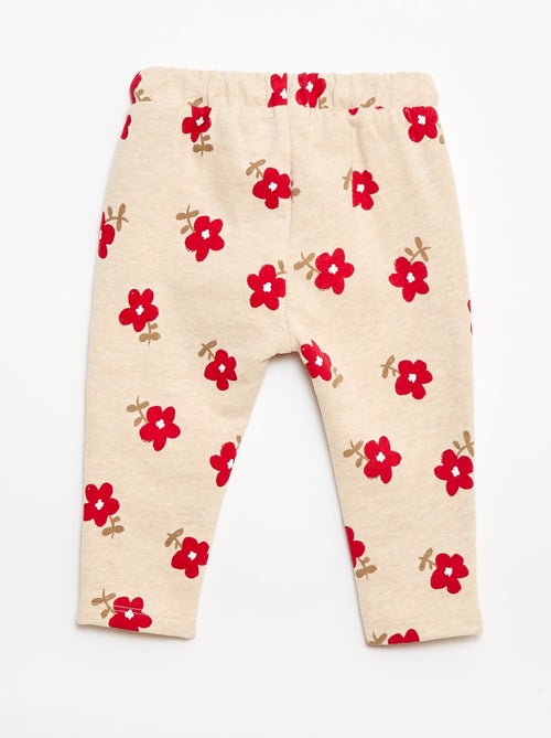 Calças de jogging com padrão - Kiabi