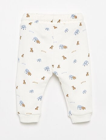 Calças de jogging com padrão