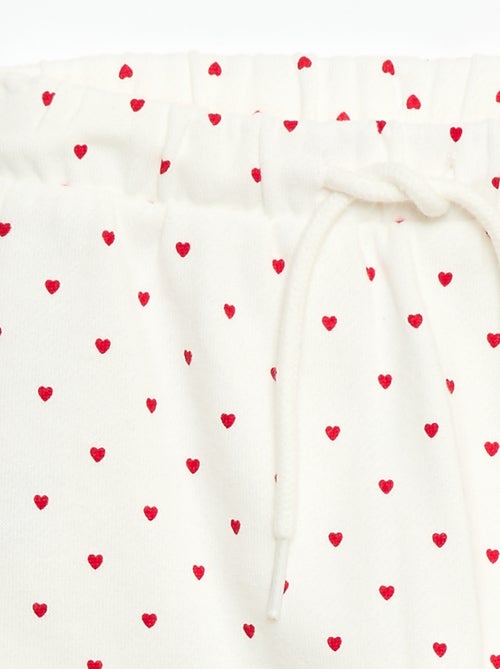 Calças de jogging com padrão - Kiabi