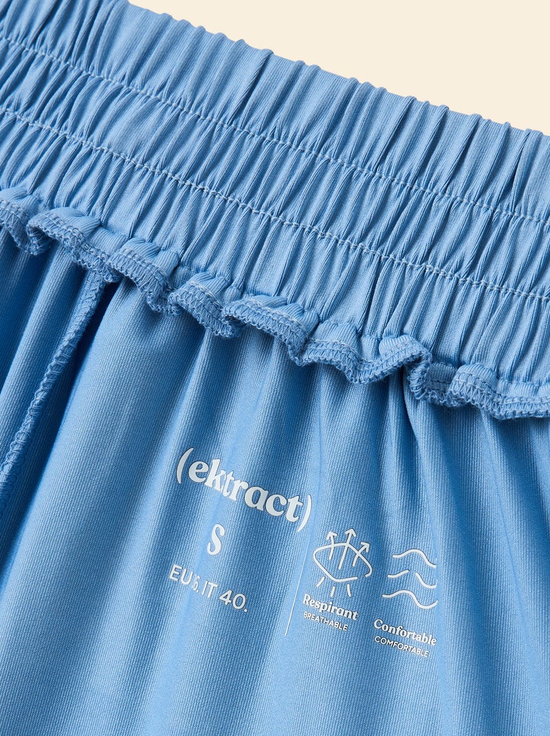 Calças de jogging de corte largo - (ekstract) Azul - Kiabi