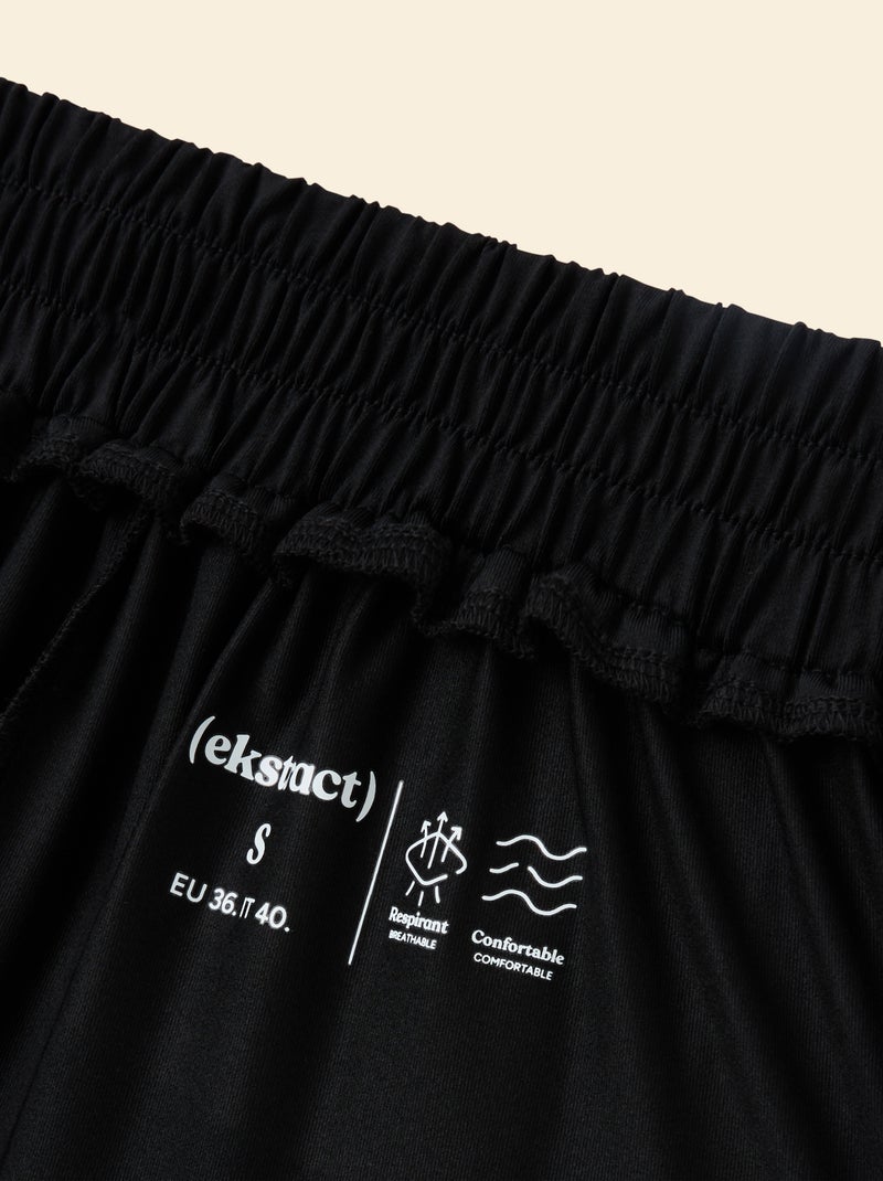 Calças de jogging de corte largo - (ekstract) Preto - Kiabi