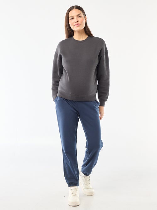 Calças de jogging de maternidade em french terry - Kiabi Calças de jogging de maternidade em french terry - Kiabi