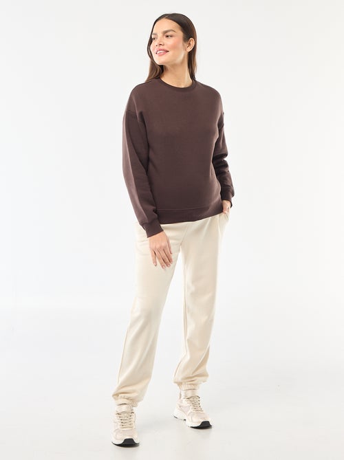 Calças de jogging de maternidade em french terry - Kiabi Calças de jogging de maternidade em french terry - Kiabi