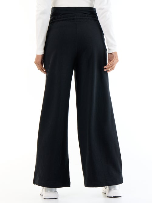 Calças de jogging de maternidade wide leg em french terry - Kiabi
