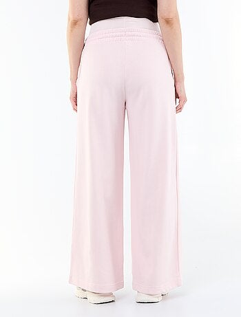 Calças de jogging de maternidade wide leg em french terry