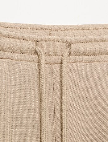 Calças de jogging de moletão leve com corte largo - fáceis de calçar