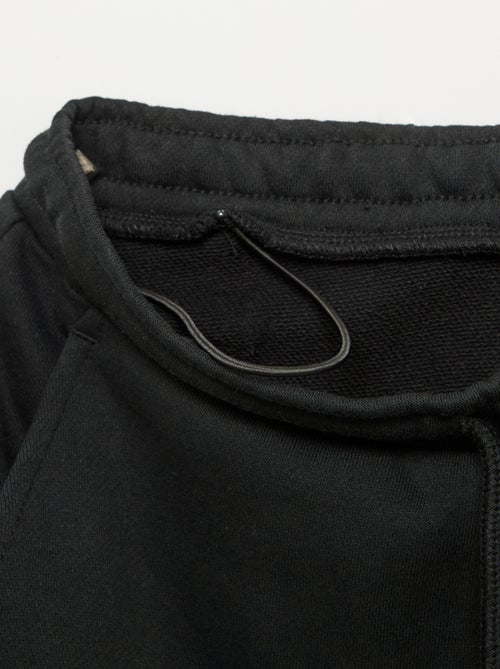 Calças de jogging de moletão leve com corte largo - fáceis de calçar - Kiabi