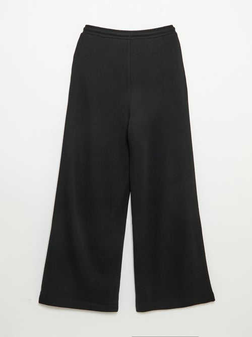 Calças de jogging de moletão leve com corte largo - fáceis de calçar - Kiabi