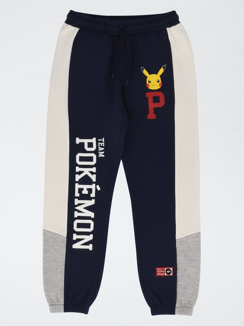 Calças de jogging de moletão 'Pokémon' 'Pikachu' - Kiabi Calças de jogging de moletão 'Pokémon' 'Pikachu' - Kiabi