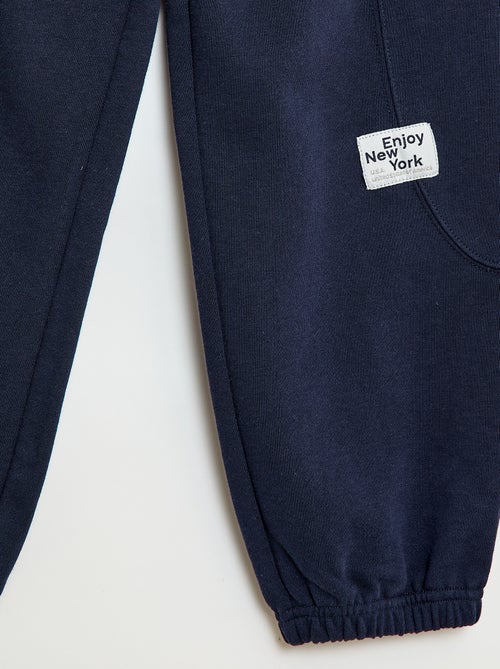 Calças de jogging desportivas em moletom leve - Kiabi