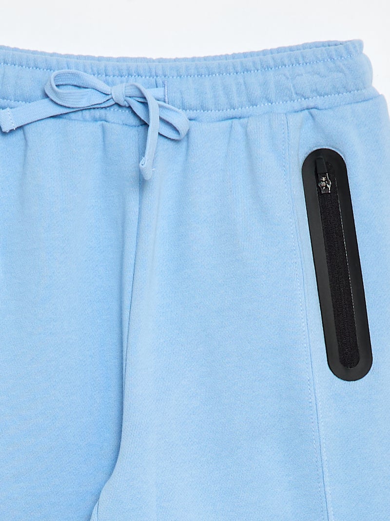 Calças de jogging desportivas em moletom leve Bege - Kiabi