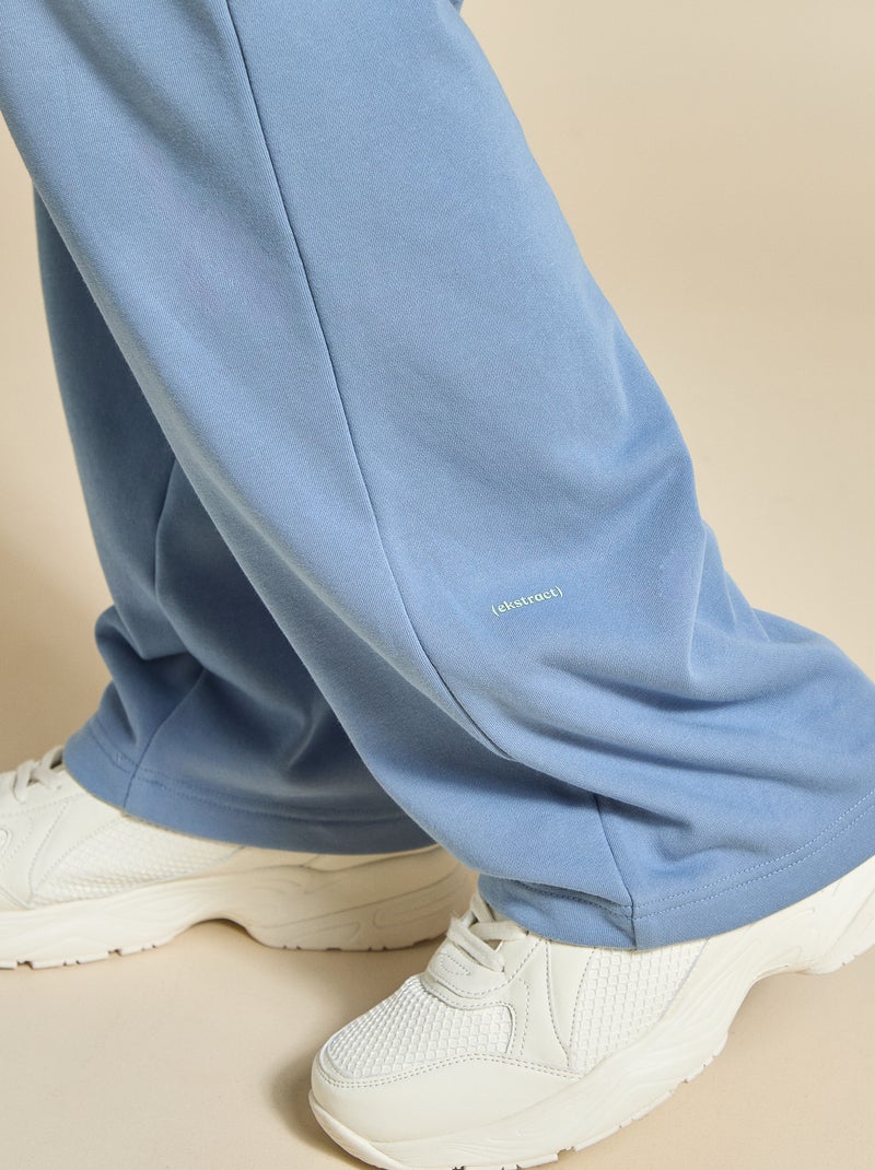 Calças de jogging desportivas unissexo - (ekstract) Azul - Kiabi