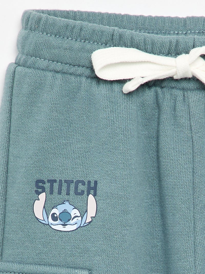 Calças de jogging 'Disney' com bolsos cargo Azul - Kiabi