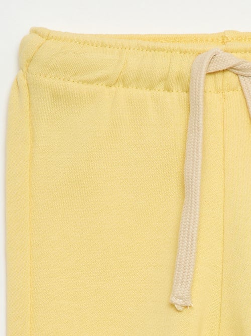 Calças de jogging em french terry - Kiabi