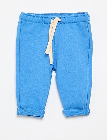 Calças de jogging em french terry