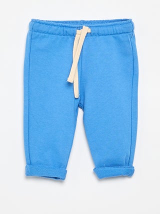 Calças de jogging em french terry