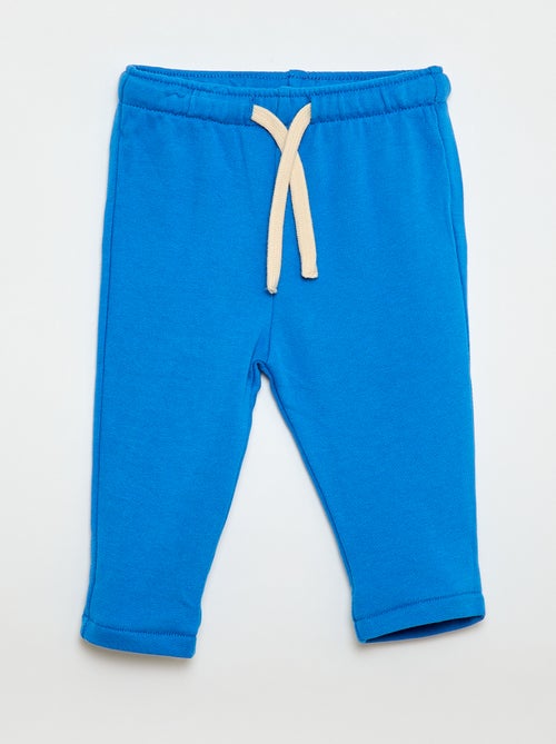 Calças de jogging em french terry - Kiabi