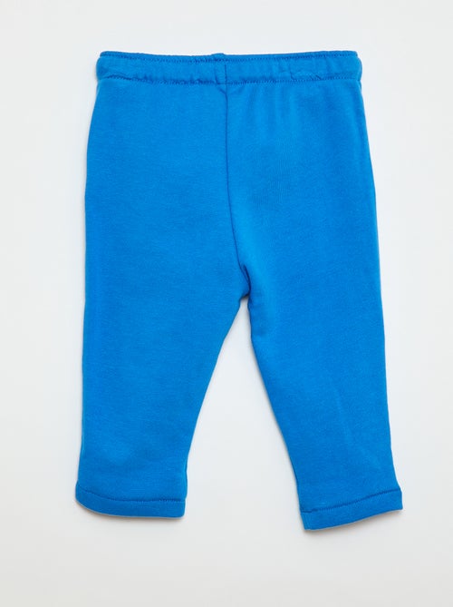 Calças de jogging em french terry - Kiabi