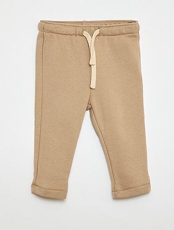 Calças de jogging em french terry