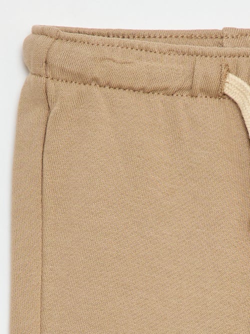 Calças de jogging em french terry - Kiabi