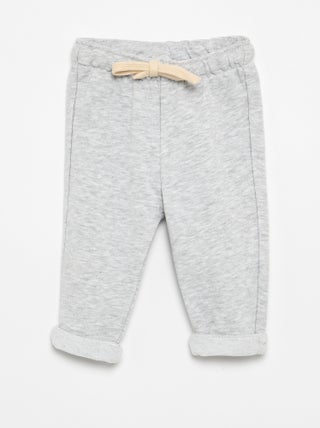 Calças de jogging em french terry
