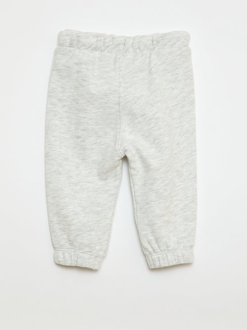 Calças de jogging em french terry - Kiabi