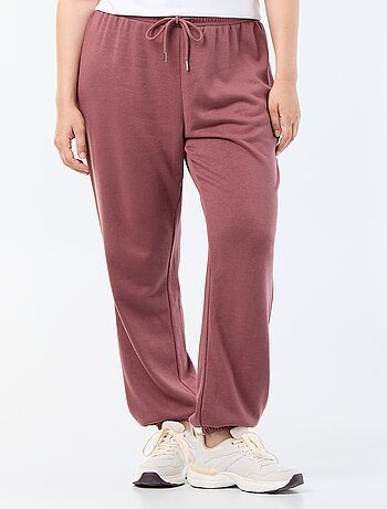 Calças de jogging em french terry