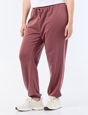 Calças de jogging em french terry