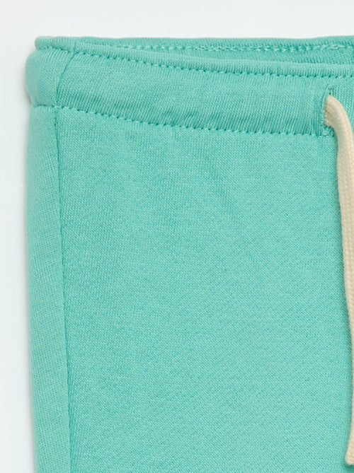 Calças de jogging em french terry - Kiabi