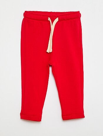 Calças de jogging em french terry