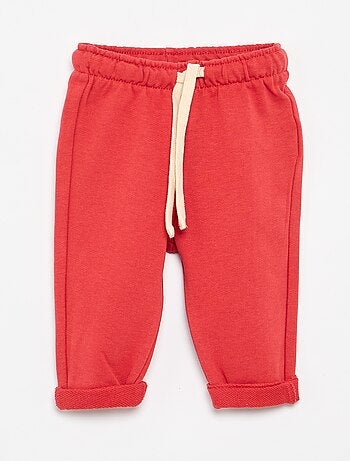 Calças de jogging em french terry