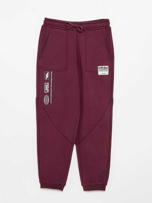 Calças de jogging em French Terry - Kiabi