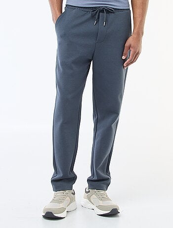Calças de jogging em malha piqué