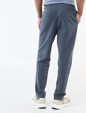 Calças de jogging em malha piqué