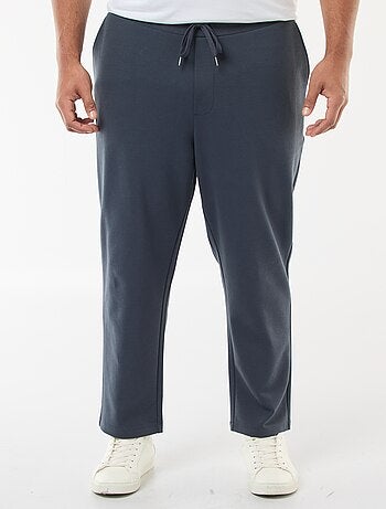 Calças de jogging em malha piqué