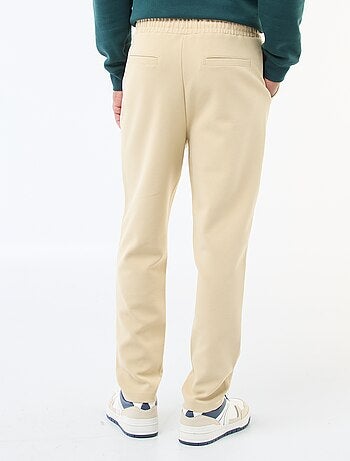 Calças de jogging em malha piqué