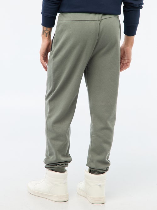 Calças de jogging em malha piqué - Kiabi