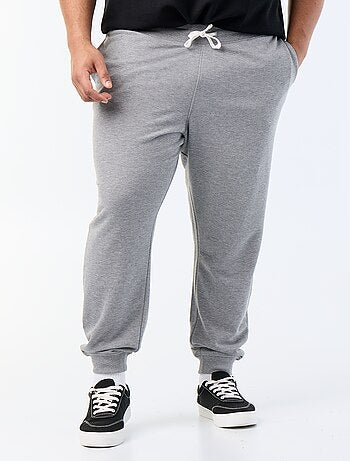 Calças de jogging em moletão cardado