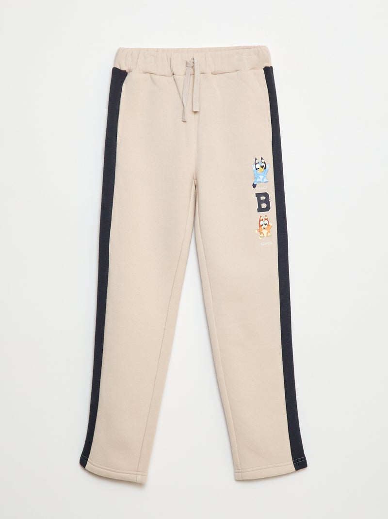 Calças de jogging em moletom 'Bluey' Bege - Kiabi