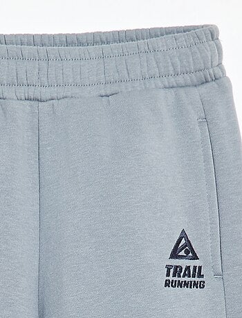 Calças de jogging em moletom color block